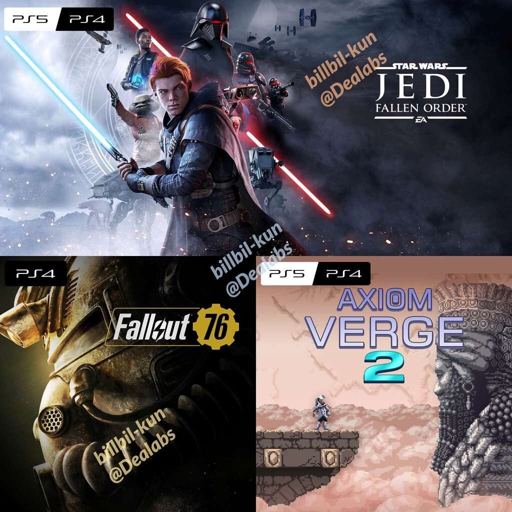 СЛУХИ: в январе Sony будут бесплатно раздавать Star Wars Jedi: Fallen Order  и Fallout 76 для подписчиков PS Plus