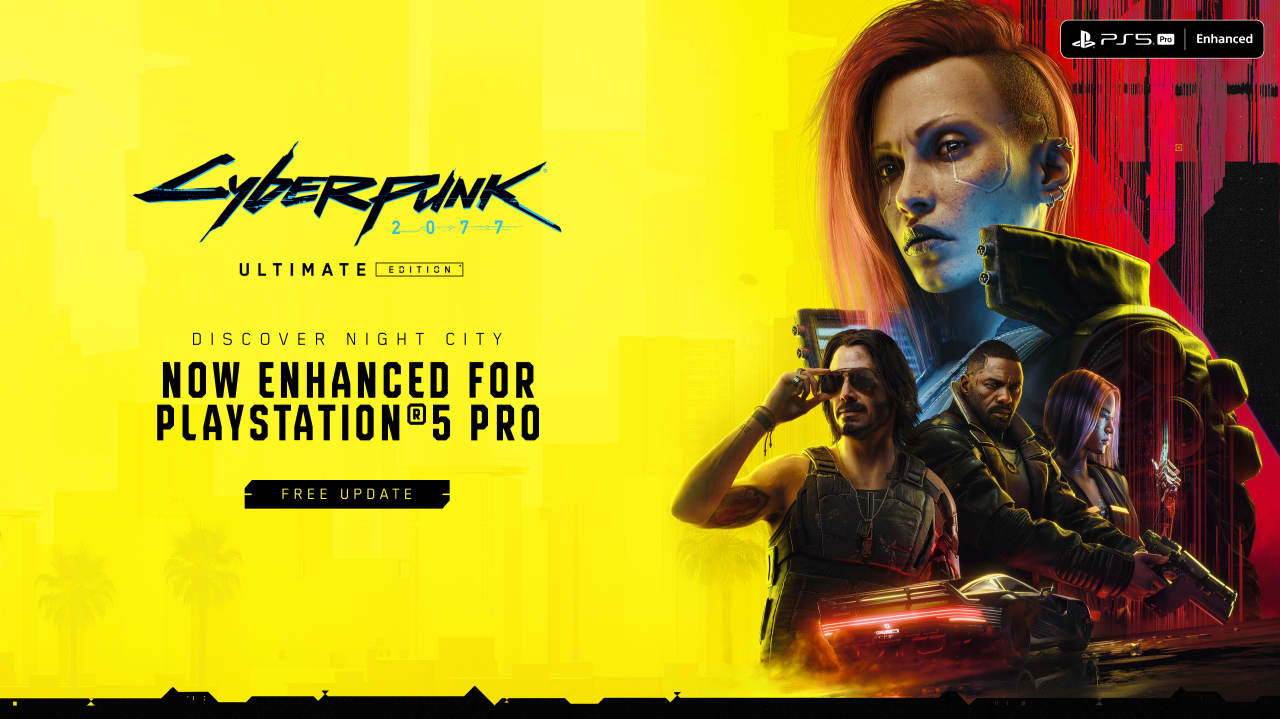 Cyberpunk 2077 отримала великий апдейт для PS5 Pro із 90 FPS та трасуванням променів