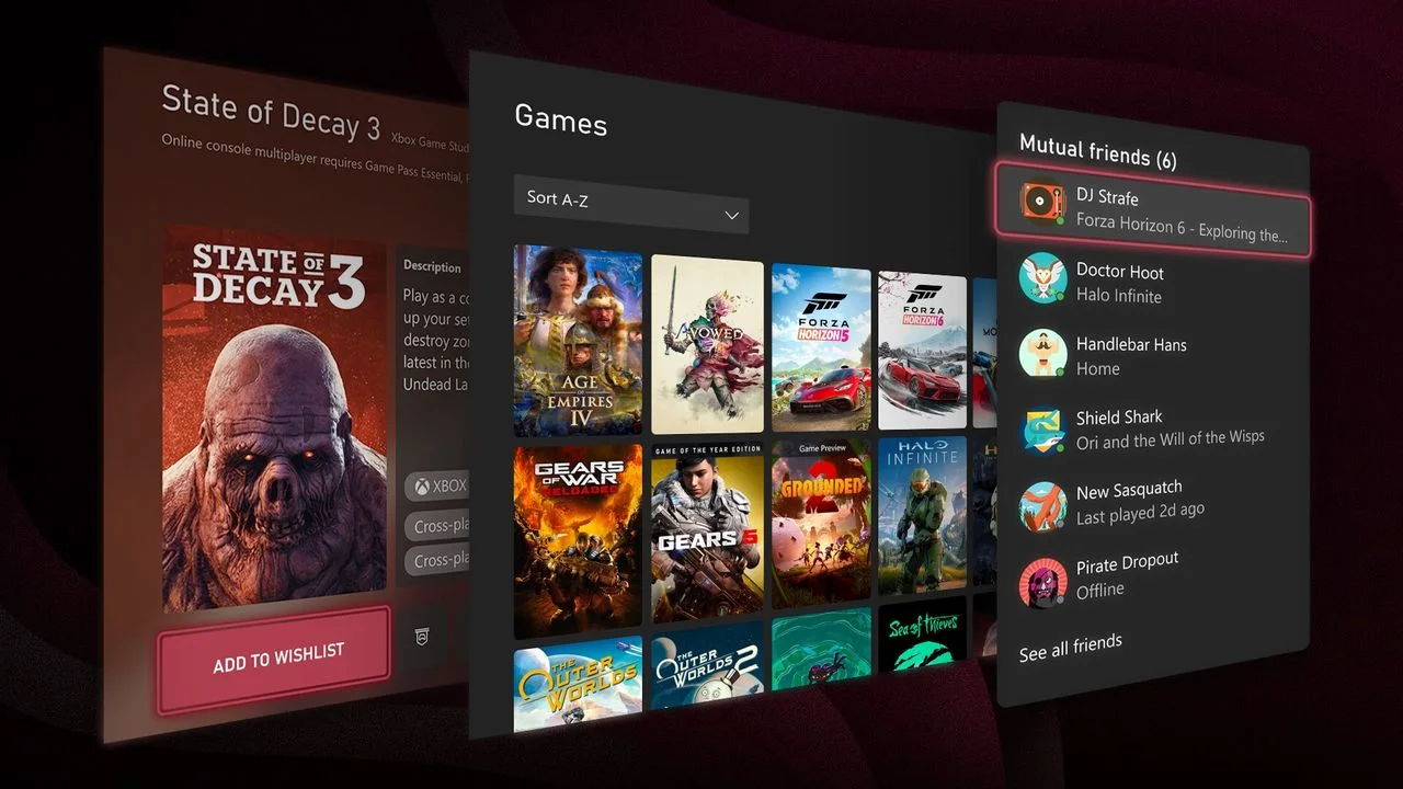 Microsoft тестує масштабне оновлення інтерфейсу Xbox Series X|S